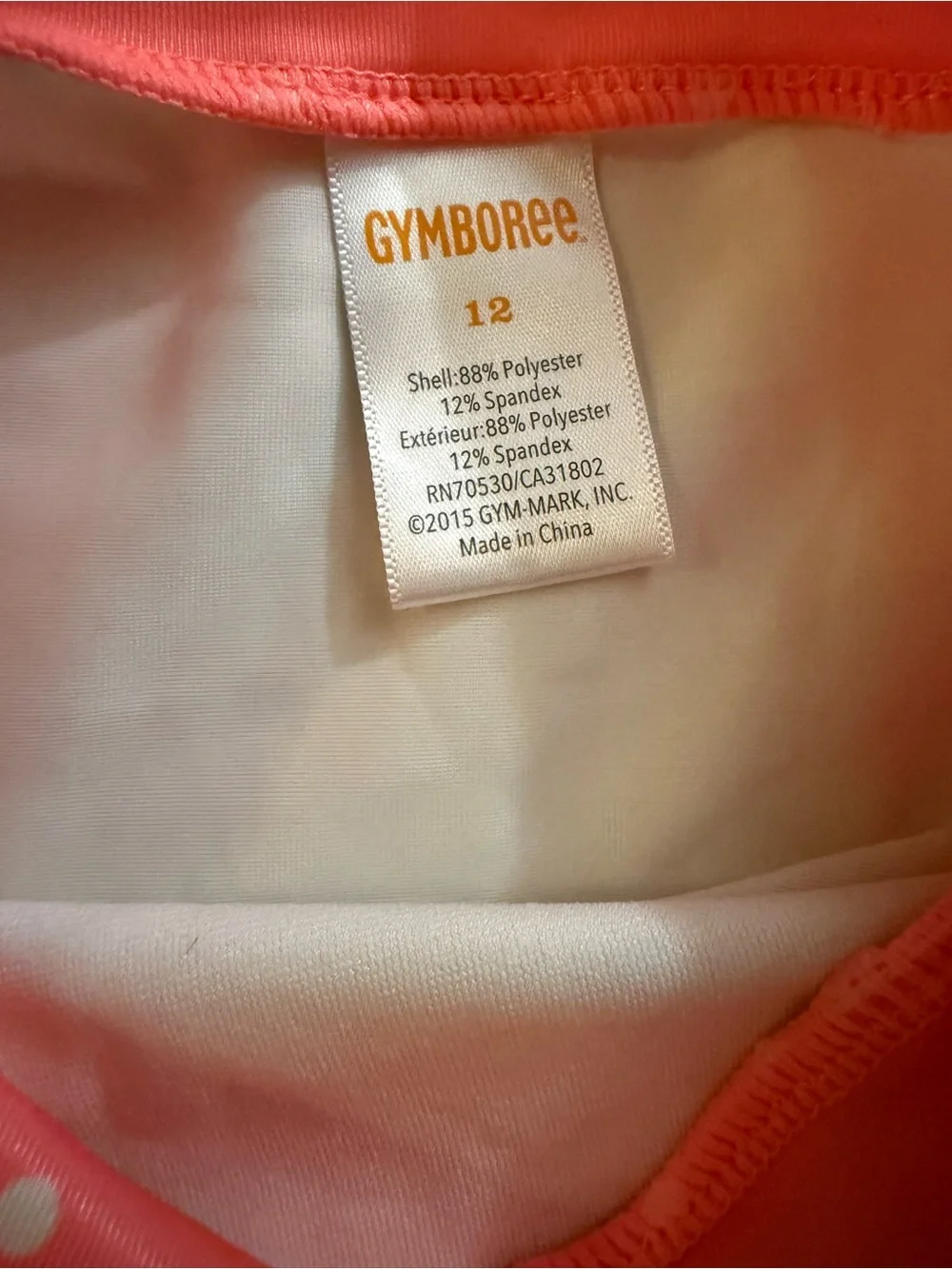 Gymboree Pink and Yellow Sun Rashguard